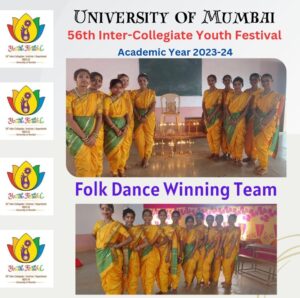 MU Youth Festival 23-24 Folk Dance Winning Team