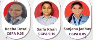 TYBAF toppers Batch 2022-23