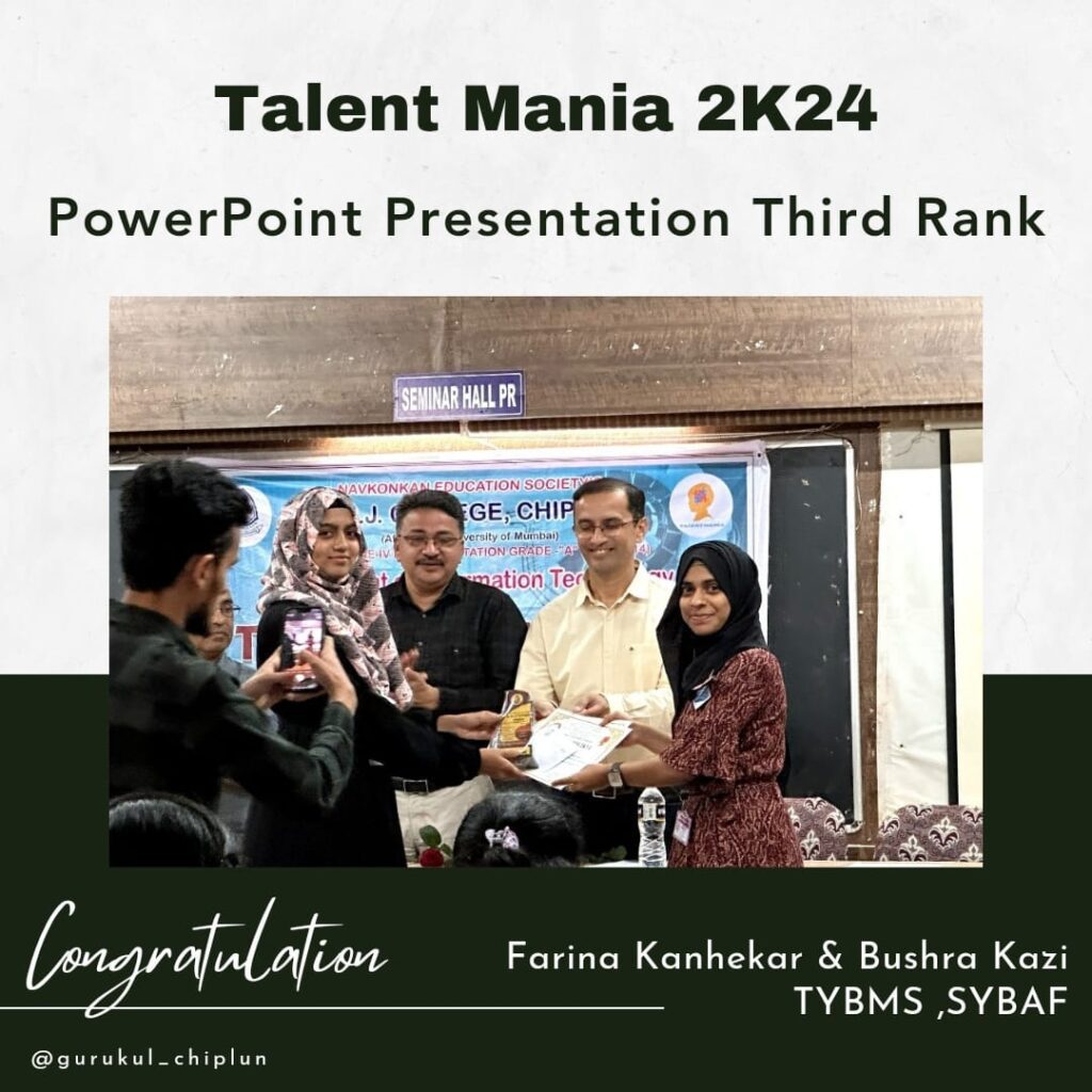 Third Rank PPT Presentation@talent mania 2K24