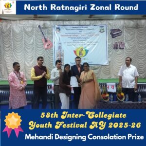 58th Mumbai University Youth Festival mehandi designing