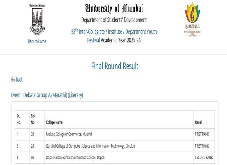 Final round result Debate